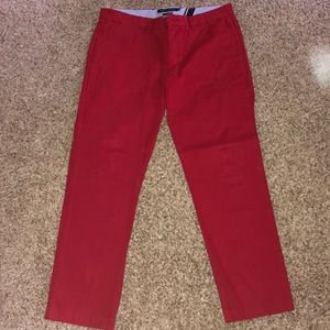 Tommy Hilfiger Red Pants - W34/L30